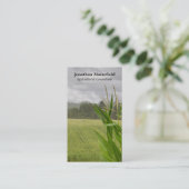 Landschapsfoto van maïs visitekaartje (Staand voorkant)