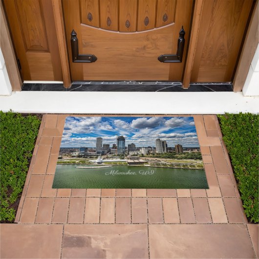 Landschapsfoto van Milwaukee, Wisconsin, Deurmat (Buiten)