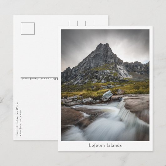 Landschapsfoto van Noorwegen Briefkaart (Voorkant / Achterkant)