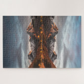 Landschapsfoto van Noorwegen Legpuzzel (Horizontaal)