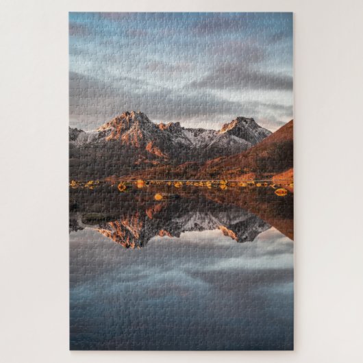 Landschapsfoto van Noorwegen Legpuzzel (Verticaal)