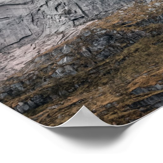 Landschapsfoto van Noorwegen Poster (Hoek)