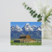 Landschapsfoto van Rustic Barn Briefkaart (Staand voorkant)