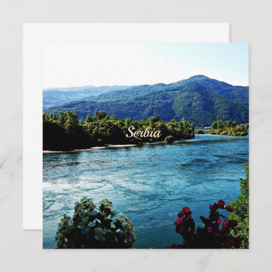 Landschapsfoto van Servië (Voorkant / Achterkant)