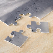 Landschapsfoto van Snowy Mountain Legpuzzel (Zijkant)