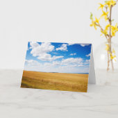 Landschapsfoto van South Dakota Kaart (Gele Bloem)