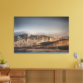 Landschapsfoto van Svalbard Canvas Afdruk (Insitu (Woonkamer))