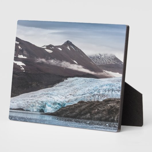 Landschapsfoto van Svalbard Fotoplaat (Zijkant)