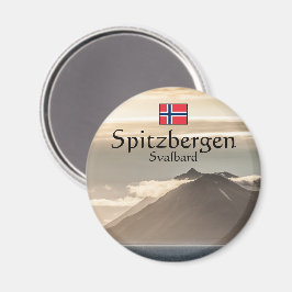 Landschapsfoto van Svalbard Magneet