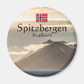 Landschapsfoto van Svalbard Magneet (Voorkant)
