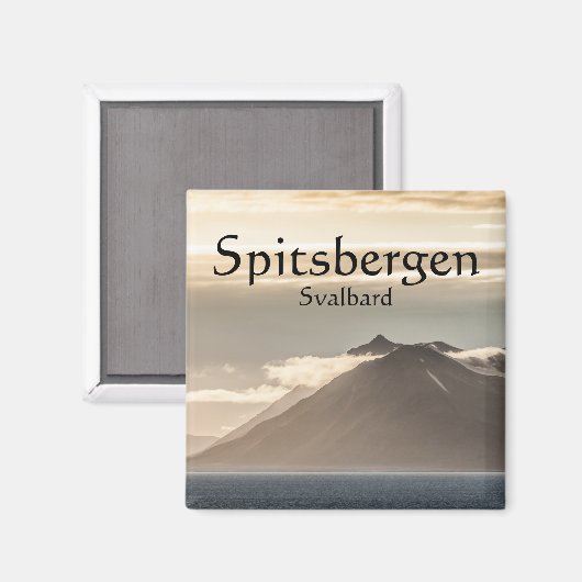 Landschapsfoto van Svalbard Magneet (Voorkant / Achterkant)