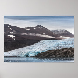 Landschapsfoto van Svalbard Poster