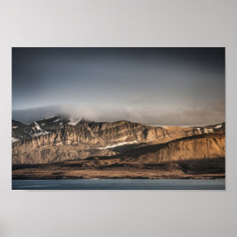 Landschapsfoto van Svalbard Poster