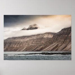 Landschapsfoto van Svalbard Poster