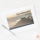 Landschapsfoto van Svalbard Rechthoekige Sticker (Envelop)