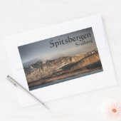Landschapsfoto van Svalbard Rechthoekige Sticker (Envelop)