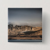Landschapsfoto van Svalbard Vierkante Button 5,1 Cm (Voorkant)