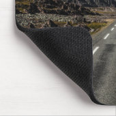 Landschapsfoto van wegreisweg muismat (Hoek)