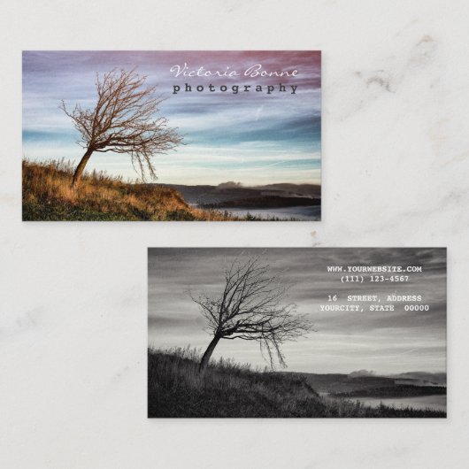 Landschapsfoto Visitekaartje (Voorkant / Achterkant)