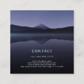 Landschapsfotograaf Vierkante Visitekaartje (Achterkant)