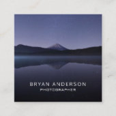 Landschapsfotograaf Vierkante Visitekaartje (Voorkant)