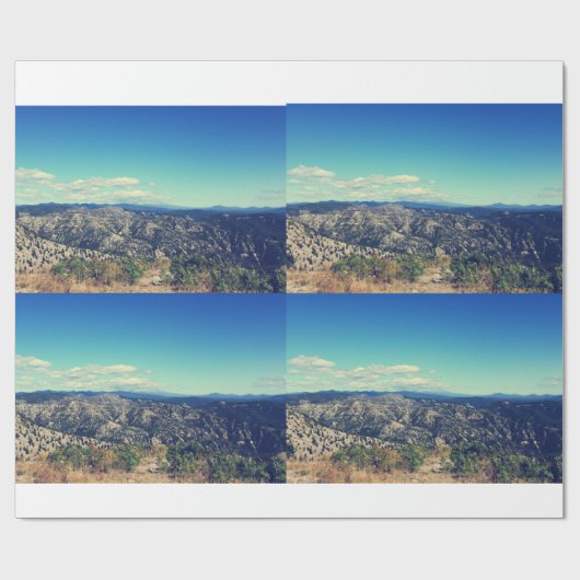  landschapsfotografie cadeaupapier (Vlak)