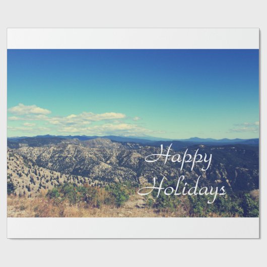  landschapsfotografie cadeaupapier (Vlak)