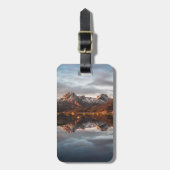 Landschapsfotografie in het noordgebergte bagagelabel (Voorkant verticaal)