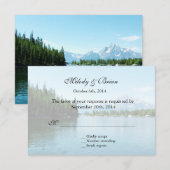 landschapsfotografie RSVP trouwuitnodigingen (Voorkant / Achterkant)