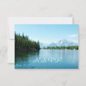 landschapsfotografie RSVP trouwuitnodigingen. (Achterkant)