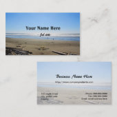 Landschapsfotografie, strand, zee, lucht visitekaartje (Voorkant / Achterkant)