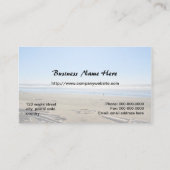 Landschapsfotografie, strand, zee, lucht visitekaartje (Achterkant)