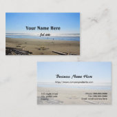 Landschapsfotografie, strand, zee, lucht visitekaartje (Voorkant / Achterkant)