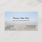 Landschapsfotografie, strand, zee, lucht visitekaartje (Achterkant)