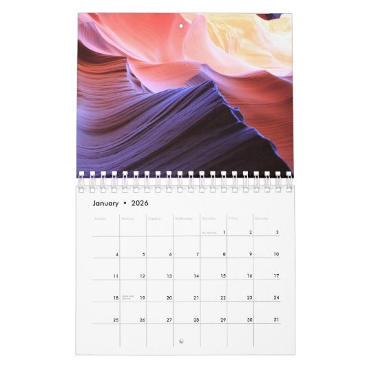 Landschapsfotografie Utah Kalender (Jan 2026)