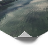 Landschapsfotografie van het berggebied poster (Hoek)