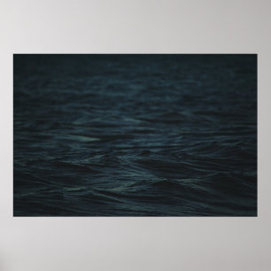 Landschapsfotografie van het waterlichaam poster