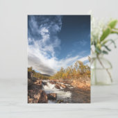 Landschapsfotokaart Noorwegen Save The Date (Staand voorkant)