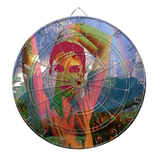 Landschapsfusie Dartbord (Voorkant)