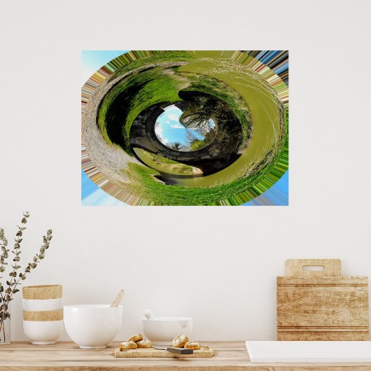 Landschapsgeest Poster (Keuken)