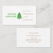 Landschapsgras in LawnCare Visitekaartje (Voorkant / Achterkant)