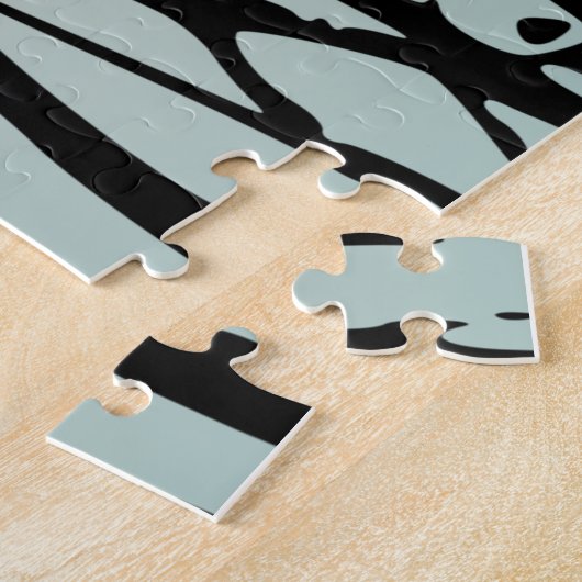 Landschapsheuvels en bomen Puzzle Legpuzzel (Zijkant)