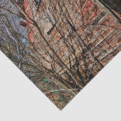  landschapshuis met roodbaars tissuepapier (Detail)