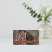  landschapshuis met roodbaars visitekaartje (Staand voorkant)