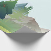 Landschapsillustratie Cadeaupapier (Hoek)