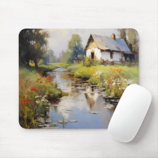 Landschapsimpressionisme Muismat (Met muis)