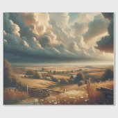 landschapsinspiratie cadeaupapier (Vlak)
