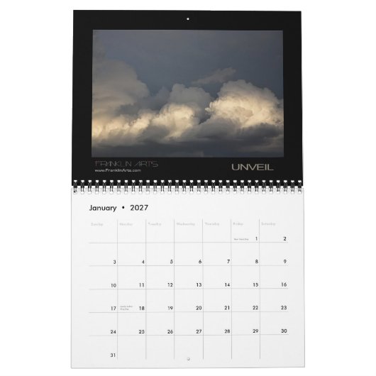 Landschapskalender 2012 kalender (Jan 2027)