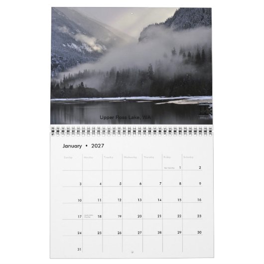 Landschapskalender 2013 kalender (Jan 2027)