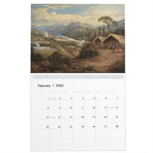 Landschapskalender 2023 kalender (Feb 2026)